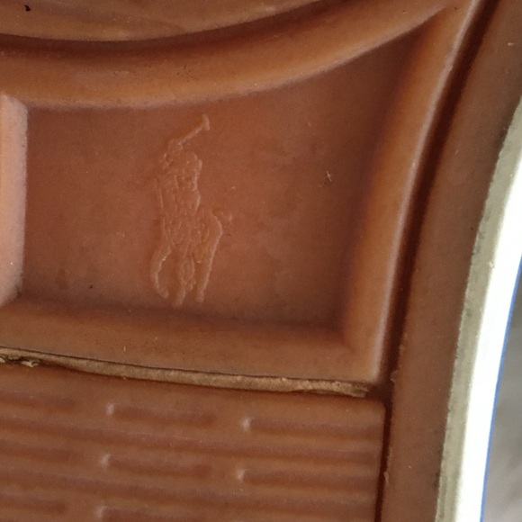 Girls Ralph Lauren Polo rubber role plaid pink shoes size 7 - Picture 7 of 8